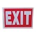 Bazic Small Exit Sign (9 x 12 inches) Bazic Exit Sign, Pack of 3