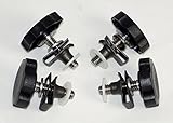 Black 2014 - 2016 LocEzy Mounts/Security Theft Deterrent System for Harley Davidson Touring Bike Hard Saddlebags