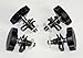 Black 2014-2015 HDsmallPARTS/LocEzy® Saddlebag Mounting Hardware/Knobs are replacement/compatible for Saddlebag Quick Release Pins on Harley Davidson Touring Motorcycles