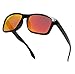 WearMe Pro - Premium Polarized Mirror Lens Classic Square Style Sunglasses