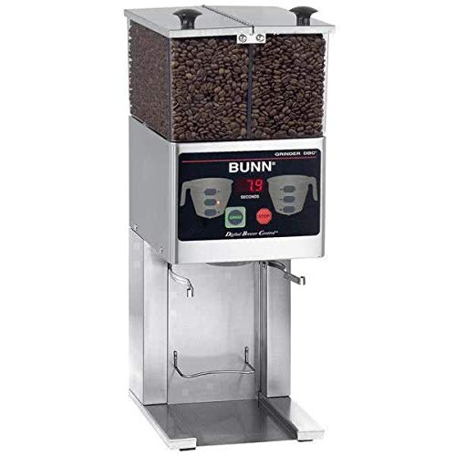 Click Here to See More Images Bunn 36400.0000 FPG-2 DBC French Press Coffee Grinder 6 lb. Double Hopper 120V