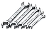 SK 381 SuperKrome 5 Piece 6 Point 1/4-inch to 7/8-Inch Flare Nut Wrench Set
