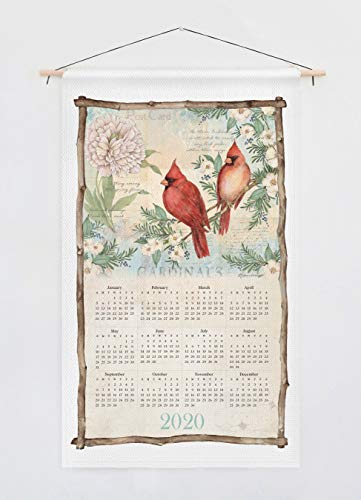 Spring Cardinals 2020 Calendar Towel