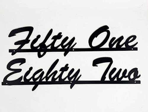 Address Signs - Cursive Script House Number For Outside - Spelled Out Script Word House Number For Your Address - Comfort House # J0337