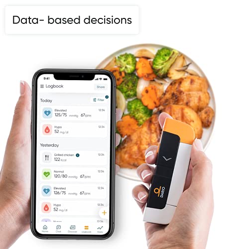 Dario 300 Blood Glucose No Coding Needed Blood Sugar Test Strips Cartridge Set Only for The