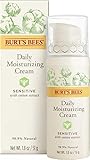 Burt's Bees Daily Face Moisturizer Cream for Sensitive Skin, 1.8 Ounces