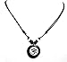 Sanskrit Symbol Yoga Charm Om Symbol Luminous Necklace Hemp Hawaiian Circle Ohm Om Yoga Buddha Pendant Necklace