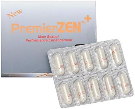 Premierzen + Plus Male Sexual Performance Enhancement 100% Authentic 10 Pills Most Effective Natural Amplifier for Strength and Endurance Made in USA (Pack of 1)