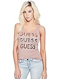 GUESS Factory Women's Lauren Sequin Logo Tank