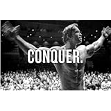 Arnold Schwarzenegger Conquer Vinyl Decal Sticker|Cars Trucks Vans Walls Laptops|Full Color|3.5 X 5.5 In|KCD739