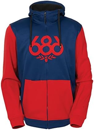 686 Icon Bonded Zip Fleece Hoody Indigo Men's