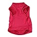 Hot Dog Clothes,Laimeng,New Pet Puppy Dog Cat Summer Shirt Vest T-Shirt Clothes (M, Red)