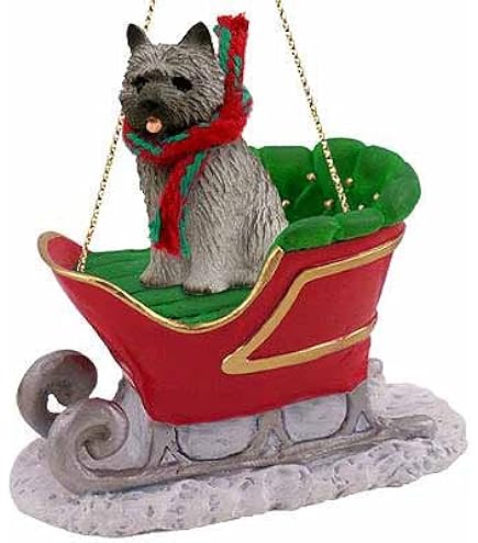 Décoration De Noël Pour Chien Cairn Terrier - Boule Incassable E&S Pets - Multicolore - NEUVE