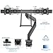 VIVO Premium Aluminum Heavy Duty Arm – Dual Monitor Desk Mount with Pneumatic Spring Height Adjustment and Pull Handle | VESA Stand for Two (2) Screens up to 32” (STAND-V101G2)thumb 1