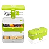 Easy to Clean Leakproof Bento Box with 2 Containers
