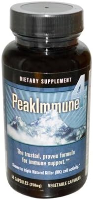 2 Packs of Daiwa Health Development Peak Immune 4 - 250 Mg - 50 Caps