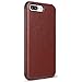 TENDLIN Compatibl with Case with Premium Leather Outside and Flexible TPU Silicone Hybrid Slim Case (Brown)