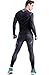 Red Plume Men's Compression Sports Shirt Panthers Running Long Sleeve Tee/3 Colors (XL, Panthers)