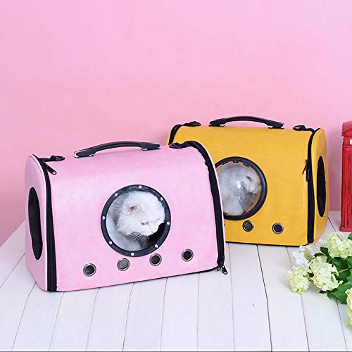 QKEMM-Katzen-Kleine-Hunde-Hundetasche-Hundebox-Tragbare-Diagonaltasche-mit-Einer-Schulter-Comfort-Weiche-fr-Haustiere-Hundetragetasche