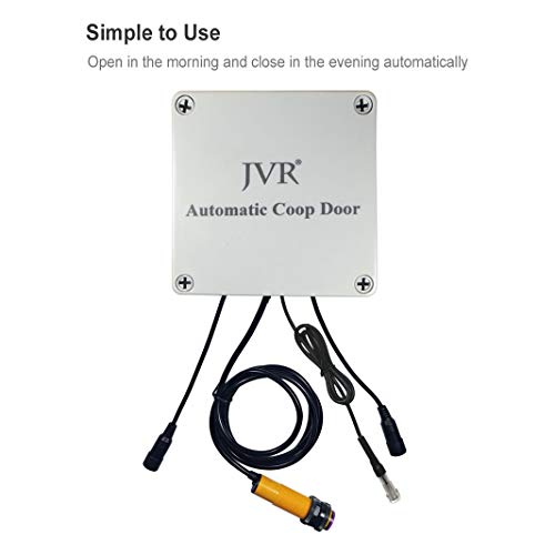 JVR Chicken Coop Door Automatic Opener Kit with Safety Mechanism