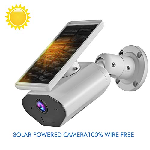 2019 New Outdoor Solar Powered Security Camera,CTVISON 2.4GHz WiFi Wireless Home Security Camera, Night Vision,Motion Detection,Rechargeable Battery, Two-Way Audio, IP66 Waterproof,Works with Alexa - Thumbnail 7