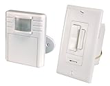 Heath/Zenith WC-6052-WH Transmitter and Receiver Indoor Motion Switch Set, White