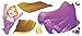 Disney RoomMates Princess Sparkling Rapunzel Giant Peel and Stick Wall Decals, RMK3208GM