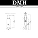 DMH DMH2170P-07 Kitchen Sink Soap Dispenser Air Gap Set