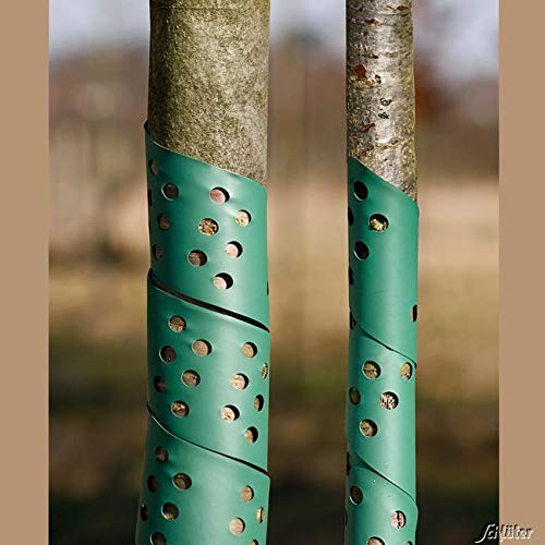 Garten Schlüter 10 Grüne Baumspiralen für Stammschutz und Rindenschutz gegen Wildverbiss und Fraßschäden, 75 cm hoch… – Bild 5