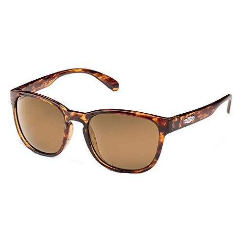 Suncloud Loveseat Polarized Sunglasses, Tortoise Frame, Sienna Lens