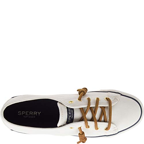 Sperry Top-Sider Seacoast Canvas Sneaker Women 11 Ivory