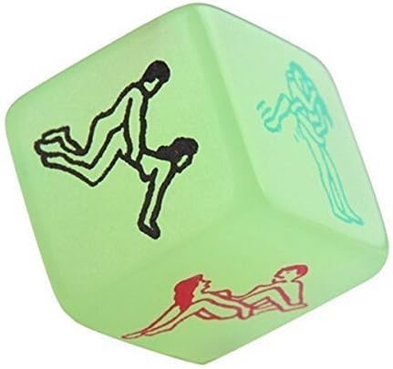 Glow in the Dark Sex Funny Dice Game Night Lights Love Dice Toys for Couples