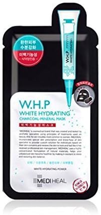 [Mediheal Cosmetic] W.H.P White Hydrating Charcoal Mineral Mask 0.85 Oz/25Ml x 10ea