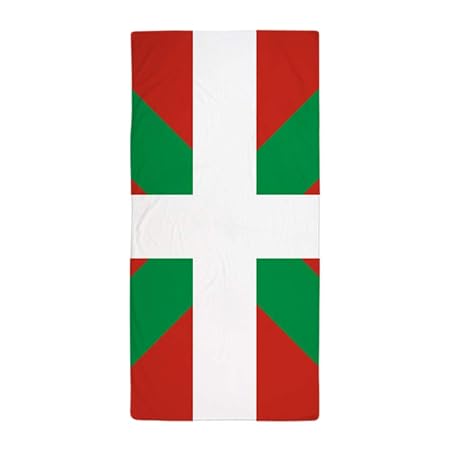 Cafepress Grande Serviette De Plage Motif Drapeau Basque
