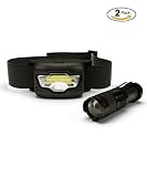 Lustrat Tactical Mini LED Flashlight, Super Bright Flashlight, Water Resistant, Best for Camping, Running, Hiking, Plus Bonus (Black)