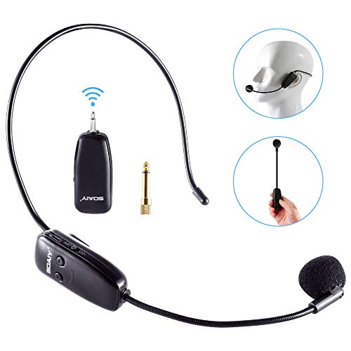 UHF Wireless Microphone Headset
