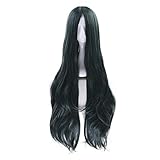 Anime 100cm Long Deep Green Cosplay Wig Women Girls' Party Wig Heat Resistant Fiber