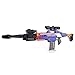 PeleusTech Modified Accessory Kit for Nerf N-Strike Elite Rapidstrike CS-18 Blaster - (Black)