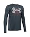 Under Armour Boys' UA Breakthrough Logo Long Sleeve T-Shirt Youth Large Stealth Gray
