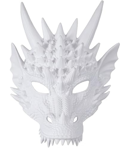 Amazon.com: Alodidae Dragon Mask Halloween Masquerade Masks Half