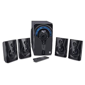 iBall Thunder 4.1 Multimedia Speaker with Bluetooth & Remote Control, Black