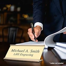 LHS My Business | Engraved Name Plates for Door