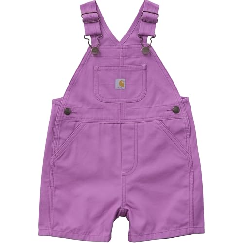 Carhartt Unisex Baby Canvas Shortall, Bodacious Hot Pink, 4 Years at Amazon