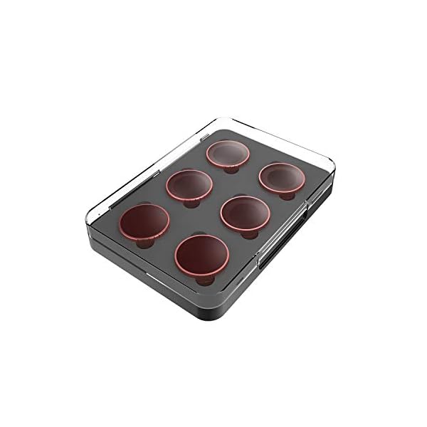 Skyreat Kamera Objektiv ND Filter Set 6er-Pack (ND4, ND8, ND16, ND4PL, ND8PL, ND16PL) Kompatibel mit DJI Osmo Action… – Bild 6