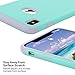 ULAK Slim Protective Case for iPhone Xs Max, Hybrid Soft Silicone Rubber Hard Back Cover Anti Scratch Bumper Case for Apple iPhone Xs Max 6.5 inch 2018 (Mint Green)