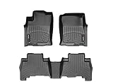 2016 Honda HR-V Weathertech Floor Liners-Full Set-(1st and 2nd Rows)-Black