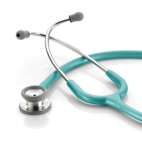ADC Adscope 604 - Pediatric Clinician Stethoscope - Metallic Caribbean