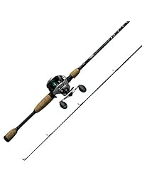 Zebco combo Baitcast, tamaño 100, derecho.