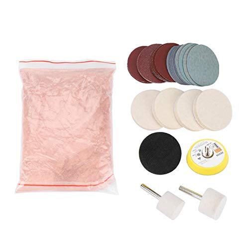 Glass Wool Polishing Pad Kit ,Scratch Removal Kit ,Ceramic Dioxide Dust ,Abrasive Discs ,SUV Windshield Scratch Repair Kit ,Car Windshield , leather tools