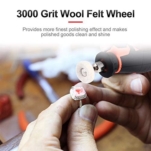 134PCS Polishing Buffing Wheel Polishing Kit For Dremel Abrasive Wheel Buffing